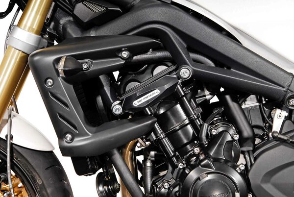SW-MOTECH - KIT TAMPONI DI PROTEZIONE PER TELAIO NERO TRIUPH STREET TRIPLE 675 (07-12)