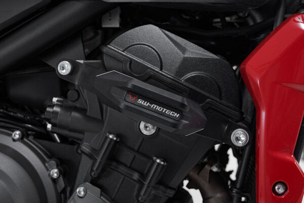 SW-MOTECH - KIT TAMPONI DI PROTEZIONE PER TELAIO NERO TRIUMPH TRIDENT 660 / TIGER 660 (21-)