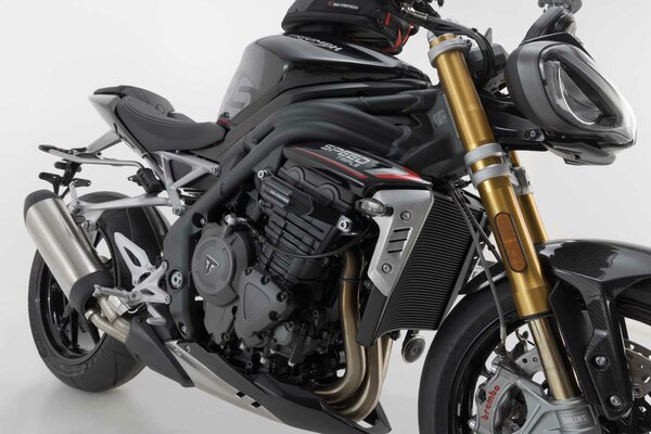 SW-MOTECH - KIT TAMPONI DI PROTEZIONE PER TELAIO NERO TRIUMPH SPEED TRIPLE 1200 RS (21-)