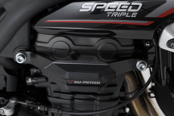 SW-MOTECH - KIT TAMPONI DI PROTEZIONE PER TELAIO NERO TRIUMPH SPEED TRIPLE 1200 RS (21-)