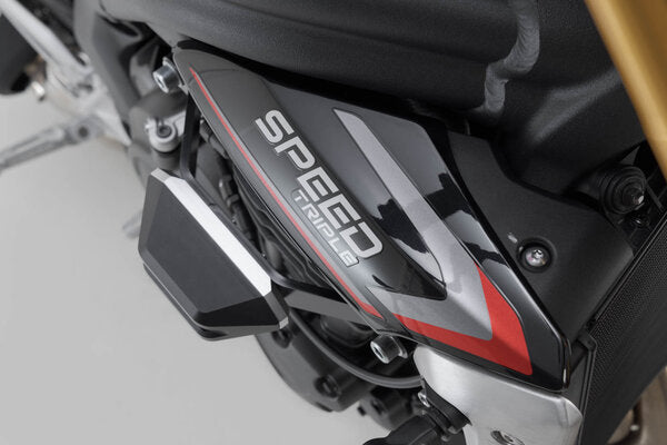 SW-MOTECH - KIT TAMPONI DI PROTEZIONE PER TELAIO NERO TRIUMPH SPEED TRIPLE 1200 RS (21-)