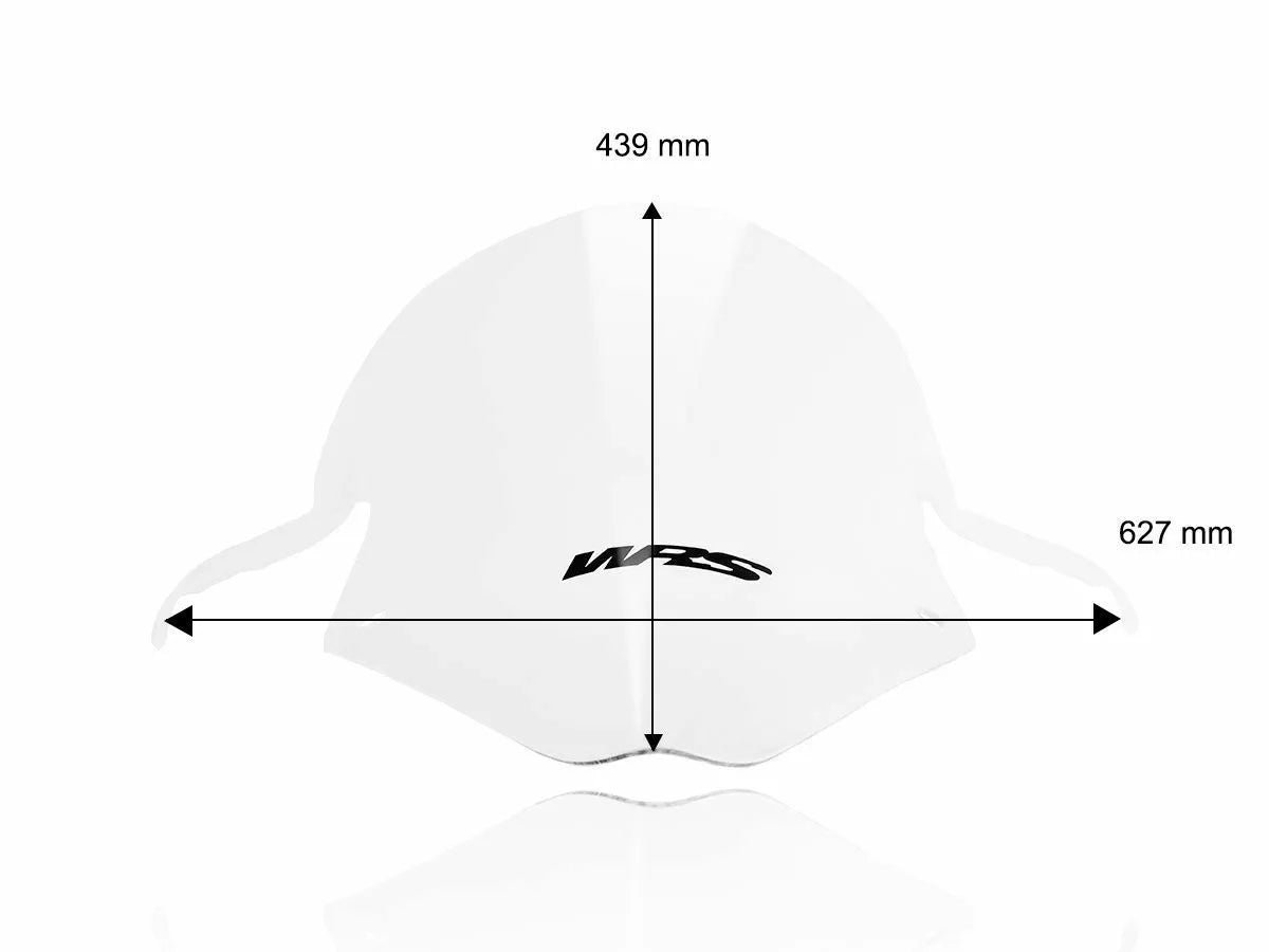 WRS - CUPOLINO RACE ALTO WRS TRASPARENTE +80MM BMW S / M 1000 RR 2019-2024