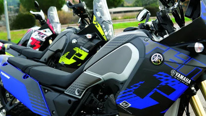 KIT ADESIVI GRAFICHE YAMAHA TENERE 700 BLU - GRAFICA ADVENTURES DESIGN