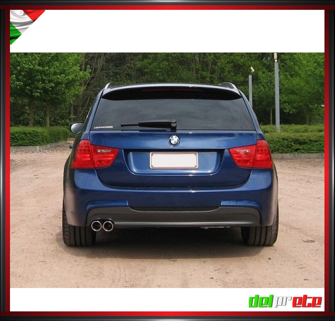 PARAURTI POSTERIORE SPORTIVO TUNING BMW SERIE 3 E90 E91 (04-11) M-SPORT TECHNIK PREDISPOSTO SENSORI