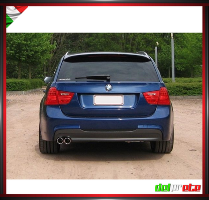 PARAURTI POSTERIORE SPORTIVO TUNING BMW SERIE 3 E90 E91 (04-11) M-SPORT TECHNIK PREDISPOSTO SENSORI