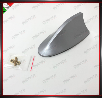 ANTENNA PINNA DI SQUALO GRIGIO UNIVERSALE FIAT LANCIA BMW ABARTH RICEZIONE FM/AM