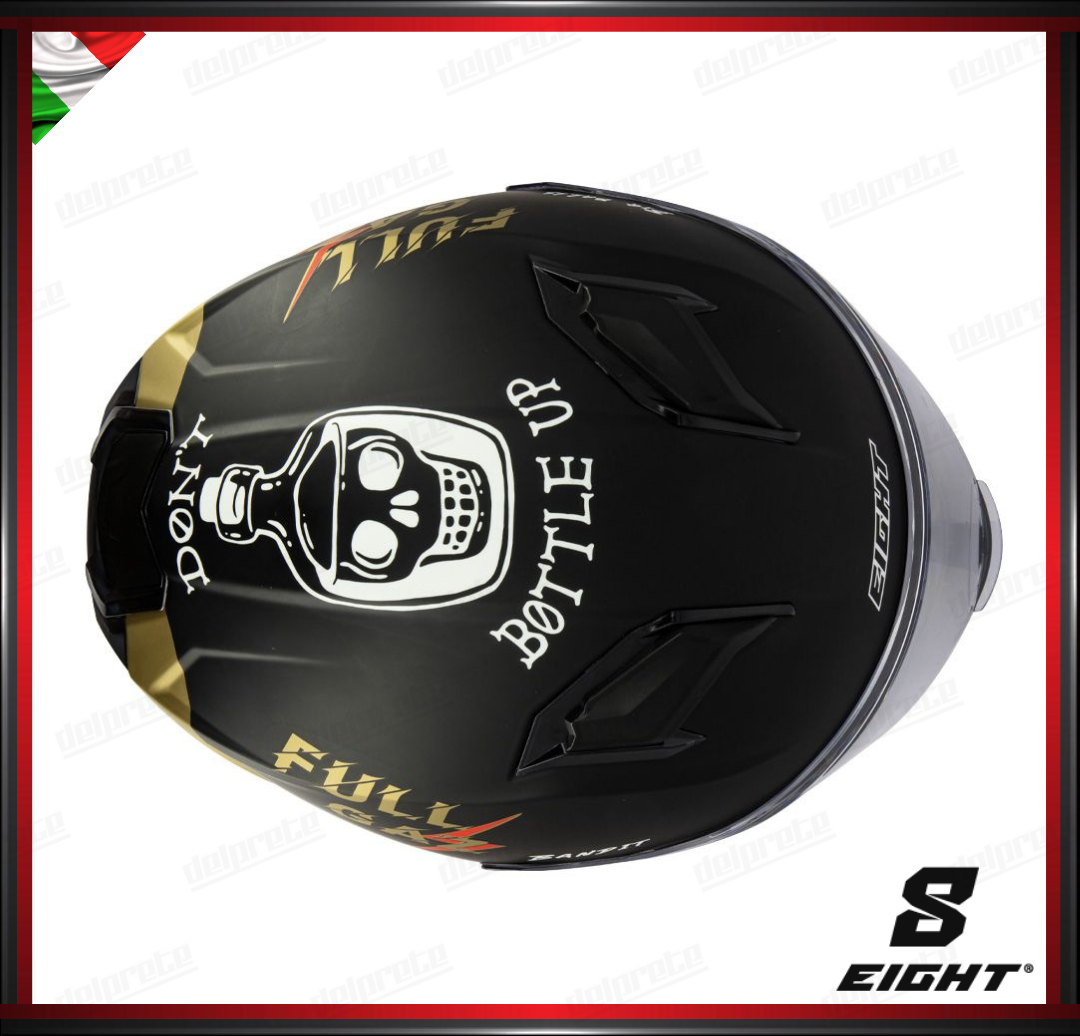 CASCO INTEGRALE - EIGHT S442 VENGE R FULL GAZ - FINITURA OPACA