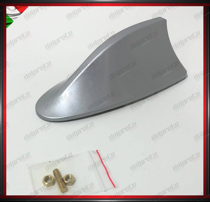 ANTENNA PINNA DI SQUALO GRIGIO UNIVERSALE FIAT LANCIA BMW ABARTH RICEZIONE FM/AM