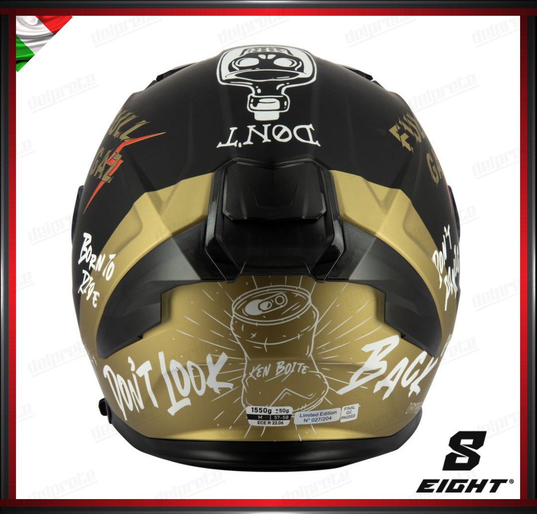 CASCO INTEGRALE - EIGHT S442 VENGE R FULL GAZ - FINITURA OPACA