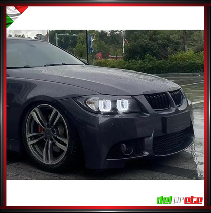 SET GRIGLIA RENI BMW SERIE 3 E90 E91 (05-09) PRE RESTYLING CALANDRA MASCHERINA
