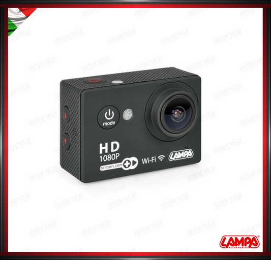 LAMPA ACTION CAM PLUS HD 1080 P KIT ACCESSORI TELECAMERA PER SPORT