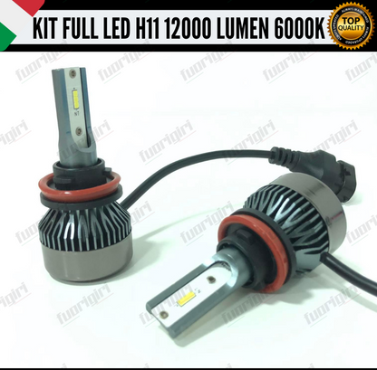 KIT FULL LED FIAT FREEMONT 12000 LUMEN ANABBAGLIANTI LED H11 6000K 100% NO ERROR