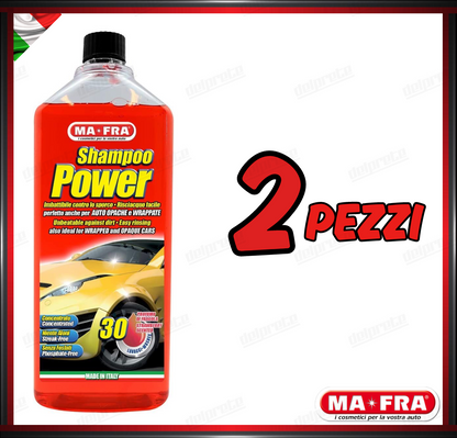 MAFRA - SHAMPOO POWER SGRASSANTE CONCENTRATO 1L AUTO MOTO 1000ML