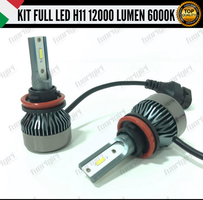 CONVERSIONE FULL LED FIAT 500X ANABBAGLIANTI ABBAGLIANTI FENDINEBBIA DIURNE 6000K CANBUS