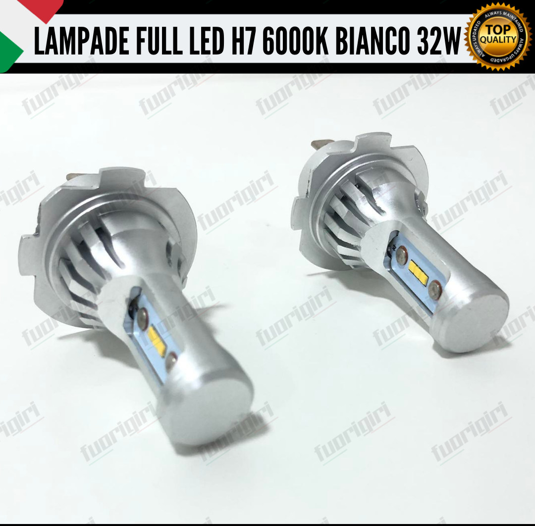 KIT FULL LED FIAT MULTIPLA II MK2 ANABBAGLIANTI 6000K BIANCO 8000 LUMEN CANBUS