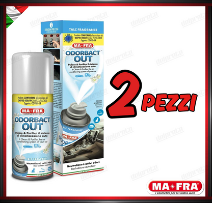 MAFRA - KLIMA ODORBACT OUT TALCO PURIFICANTE ABITACOLO CLIMA 150ML