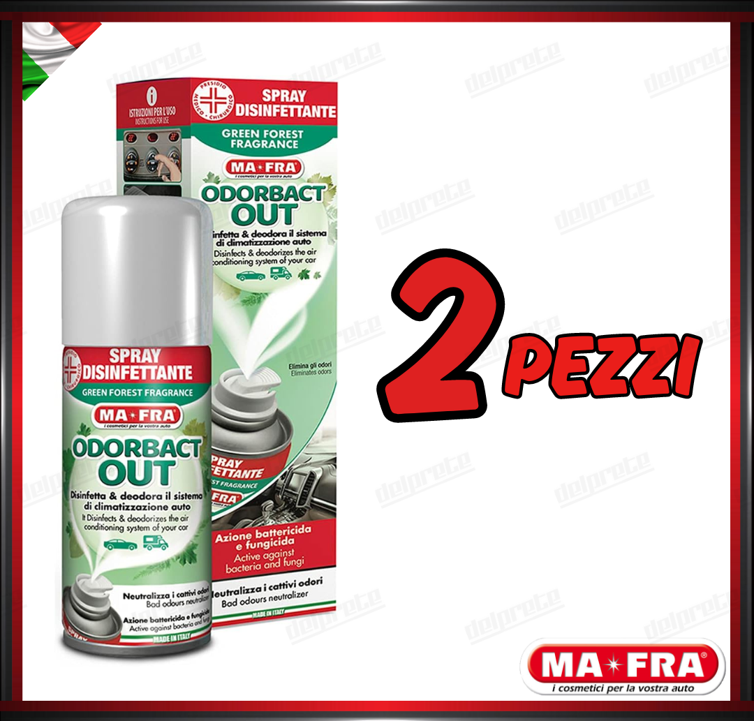 MAFRA - KLIMA ODORBACT OUT GREEN FOREST PURIFICANTE ABITACOLO CLIMA 150ML