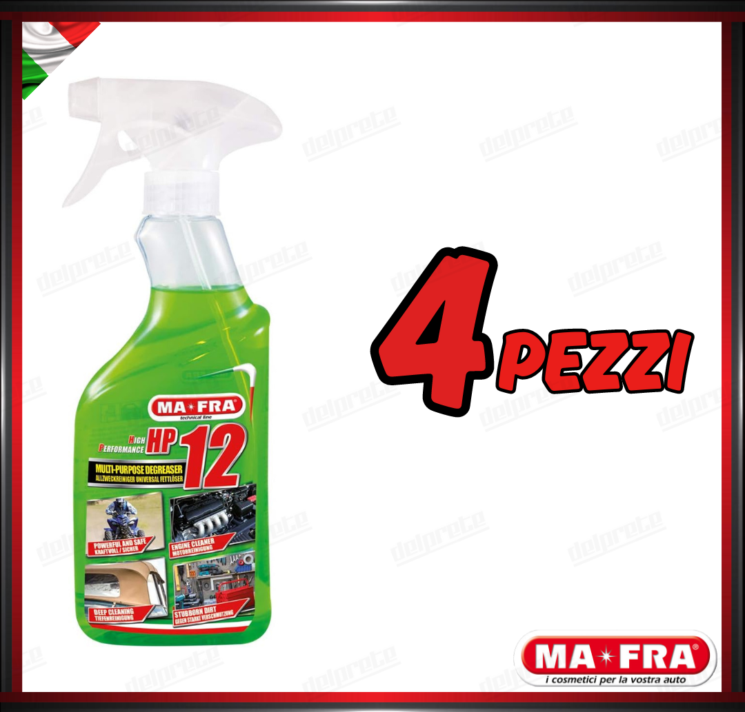 MAFRA - HP12 PULIZIA MOTORE AUTO MOTO NAUTICA SGRASSANTE POTENTE MULTIUSO 500ML