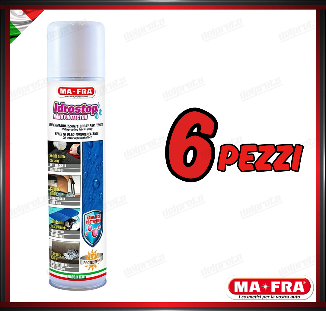 MAFRA - IDROSTOP SPRAY IDROREPELLENTE IMPERMEABILIZZANTE PER TESSUTI 300 ML