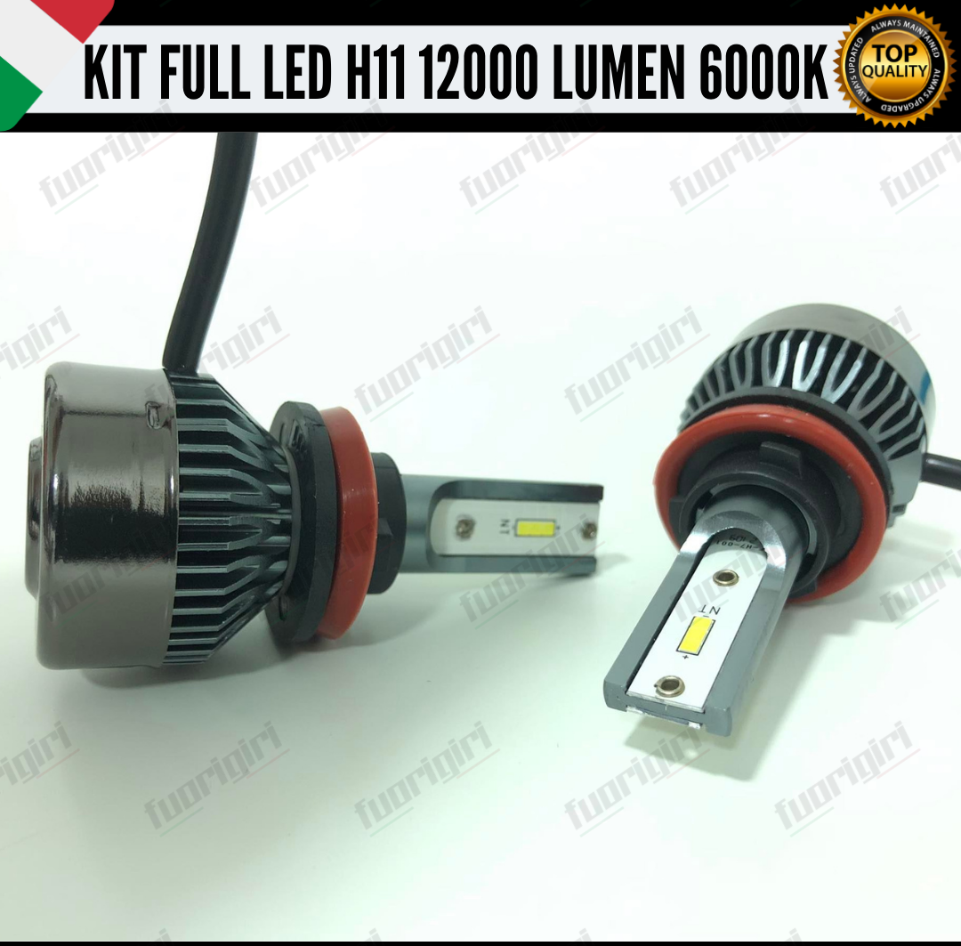 KIT FULL LED FIAT FREEMONT 12000 LUMEN ANABBAGLIANTI LED H11 6000K 100% NO ERROR