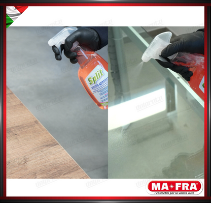 MAFRA - SPLIT DETERGENTE PER VETRI MULTIUSO SENZA AMONIACA AUTO & CASA 4500 ML