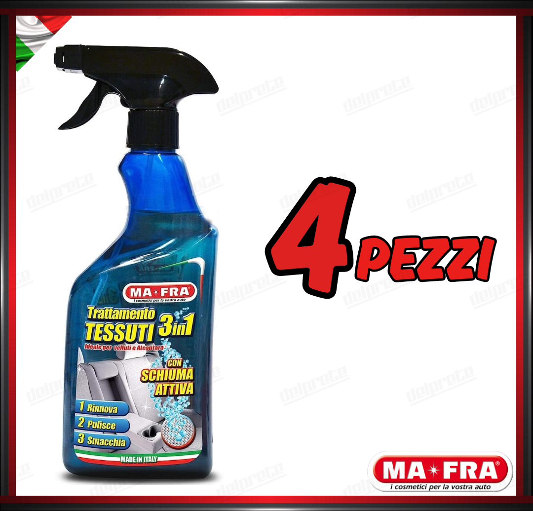 MAFRA - TRATTAMENTO TESSUTI 3 IN 1 VELLUTI E ALCANTARA AUTO CAMPER 500 ML