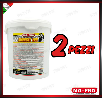 MAFRA - MANIBEL EVO 4KG PASTA LAVAMANI ALLA GLICERINA CON ABRASIVO PER MECCANICI