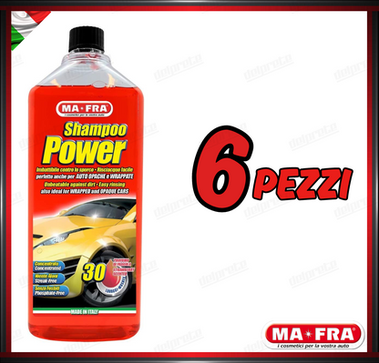 MAFRA - SHAMPOO POWER SGRASSANTE CONCENTRATO 1L AUTO MOTO 1000ML