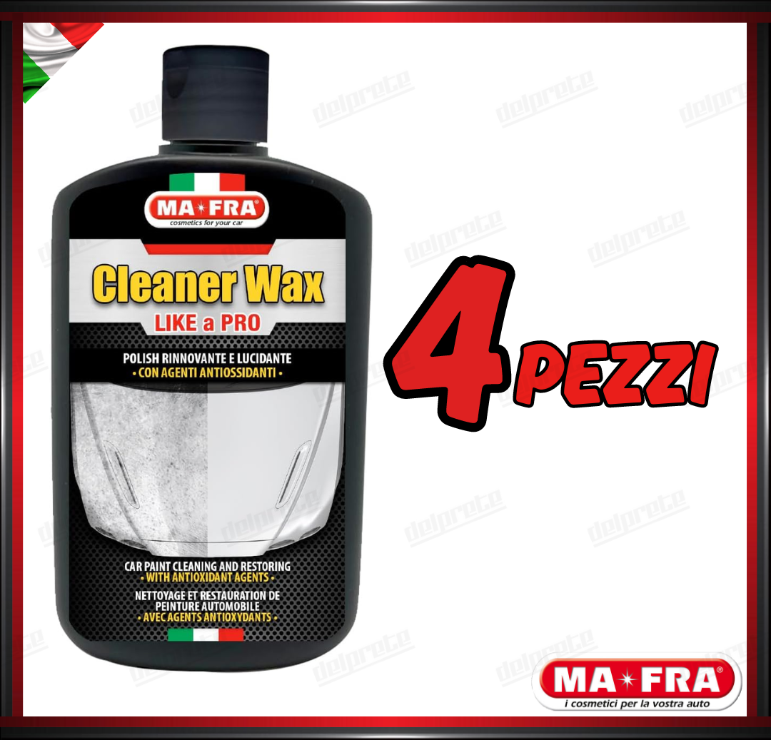 MAFRA - POLISH CLEANER WAX RINNOVANTE E LUCIDANTE ANTIOSSIDANTE 250 GR