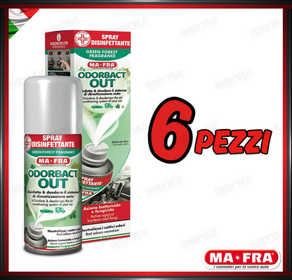 MAFRA - KLIMA ODORBACT OUT GREEN FOREST PURIFICANTE ABITACOLO CLIMA 150ML