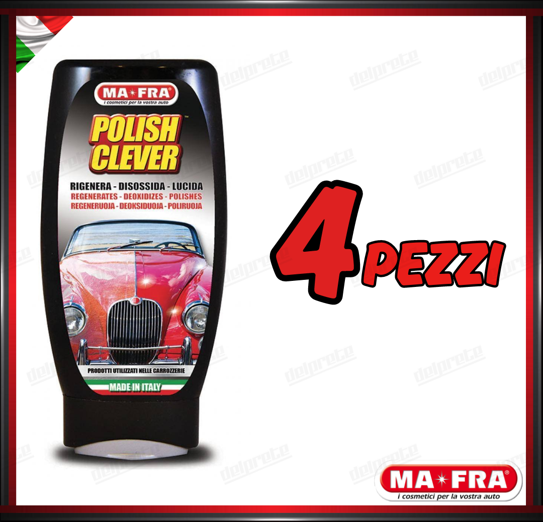 MAFRA - POLISH CLEVER LUCIDATURA PROFONDA RIGENERANTE ANTI OSSIDO 250 GR