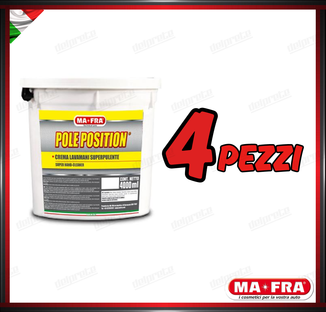 MAFRA - POLE POSITION 4KG PASTA LAVAMANI CREMA CONCENTRATA CON ABRASIVO