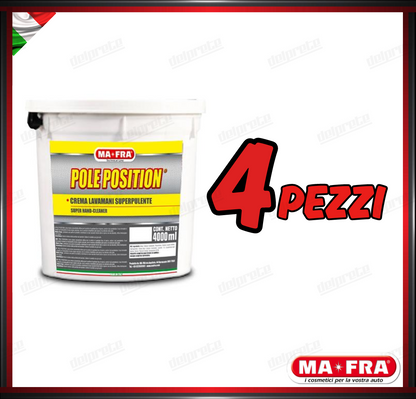 MAFRA - POLE POSITION 4KG PASTA LAVAMANI CREMA CONCENTRATA CON ABRASIVO