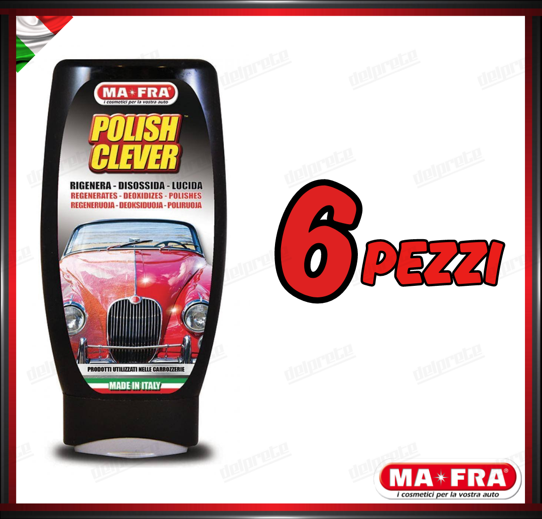 MAFRA - POLISH CLEVER LUCIDATURA PROFONDA RIGENERANTE ANTI OSSIDO 250 GR