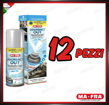 MAFRA - KLIMA ODORBACT OUT TALCO PURIFICANTE ABITACOLO CLIMA 150ML