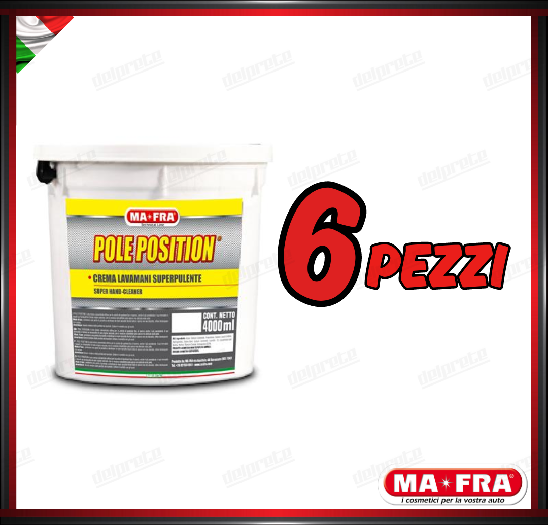 MAFRA - POLE POSITION 4KG PASTA LAVAMANI CREMA CONCENTRATA CON ABRASIVO