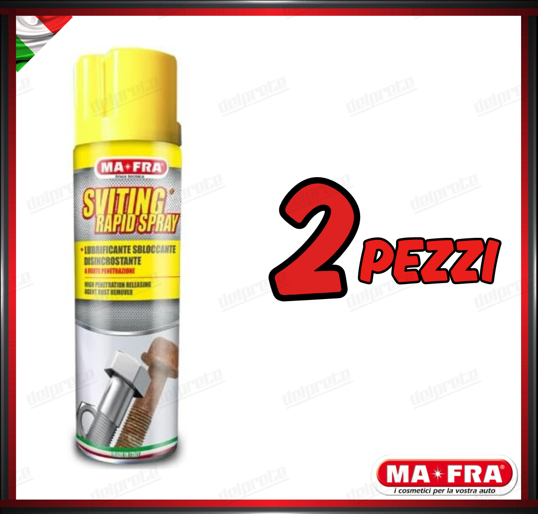 MAFRA - SVITING RAPID SPRAY SUPER SBLOCCANTE VITI E BULLONI DISINCROSSANTE AD ALTA EFFICIENZA 500ML