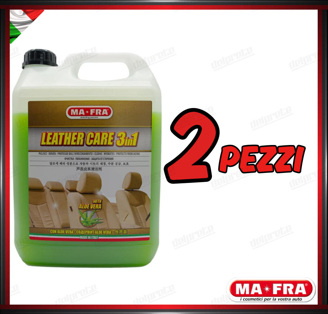 MAFRA - TRATTAMENTO PELLE 3 IN 1 PULISCE IDRATA PROTEGGE SEDILI INTERNI 4500 ML