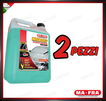 MAFRA - WASH SELF DETERGENTE SCHIUMOGENO 5000 ML PER LANCIA IDROPULITRICE