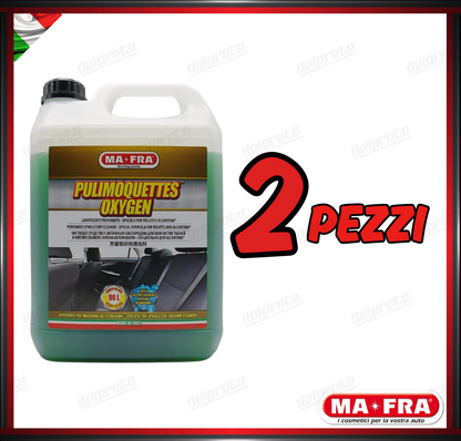 MAFRA - PULIMOQUETTES OXYGEN PULITORE DETERGENTE TESSUTI INTERNO VELLUTO 4500ML