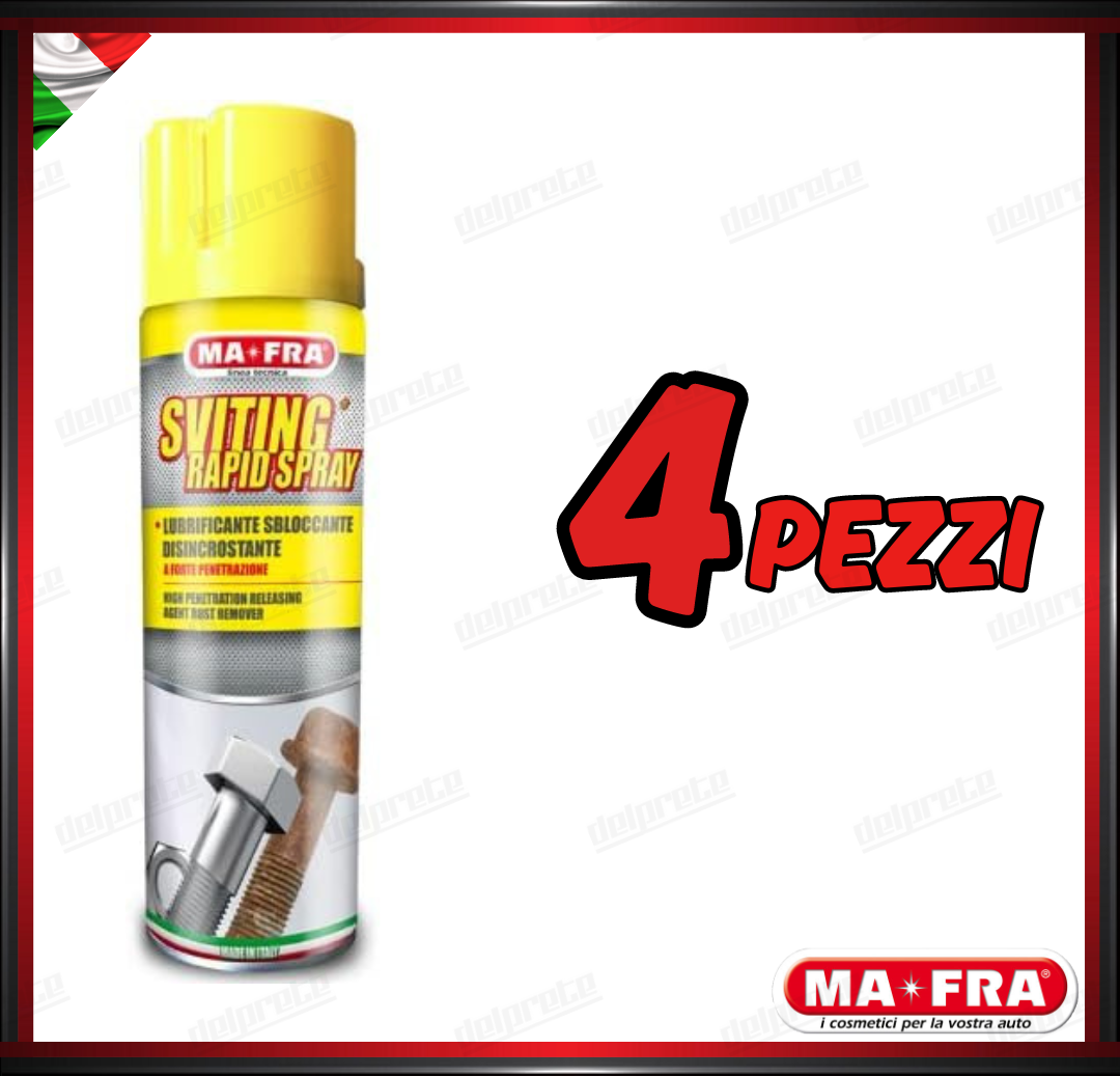 MAFRA - SVITING RAPID SPRAY SUPER SBLOCCANTE VITI E BULLONI DISINCROSSANTE AD ALTA EFFICIENZA 500ML