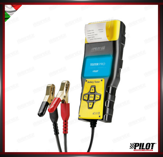 TEST DIAGNOSI PROFESSIONALE PER BATTERIE TESTER PRO 12V PILOT CON STAMPANTE TERMICA