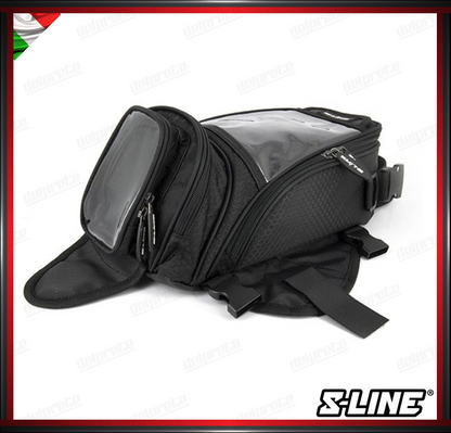 S-LINE - BORSA SERBATOIO MAGNETICA 9 LITRI IMPERMEABILE 4 TASCHE - 33x18X10