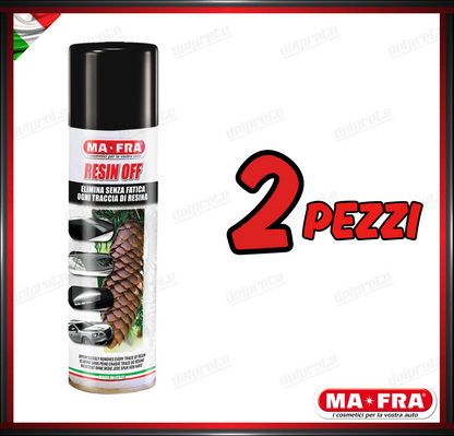 MAFRA - RESIN OFF RIMUOVE TRACCE DI RESINA DALLA CARROZZERIA E SALSEDINE 250ML