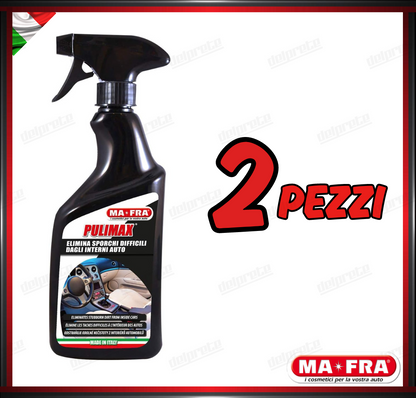 MAFRA - PULIMAX DETERGENTE INTERNI PULITORE UNIVERSALE TESSUTI PLASTICHE PELLE 500ML