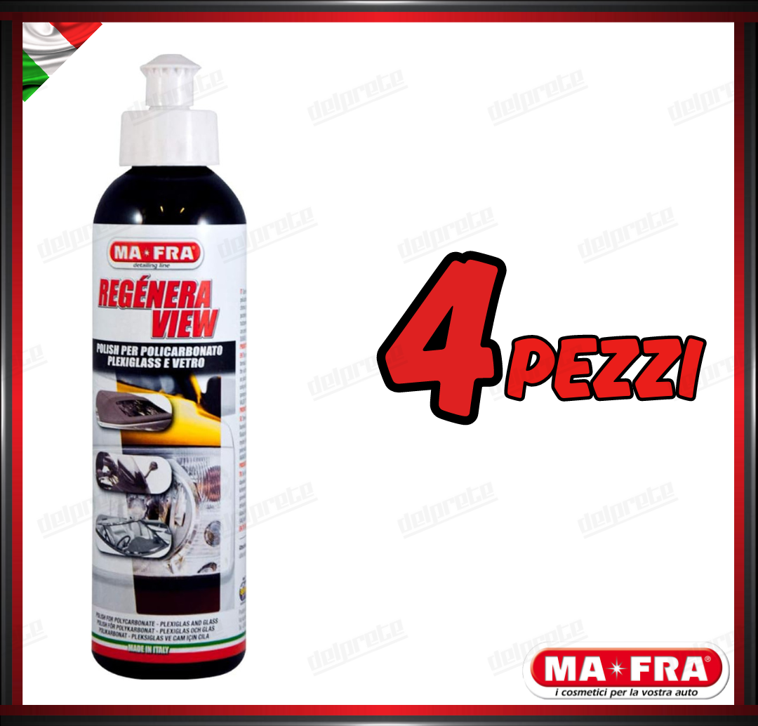 MAFRA - REGENERA WIEW RIGENERANTE FARI POLICARBONATO POLISH HEADLIGHTS 250ML