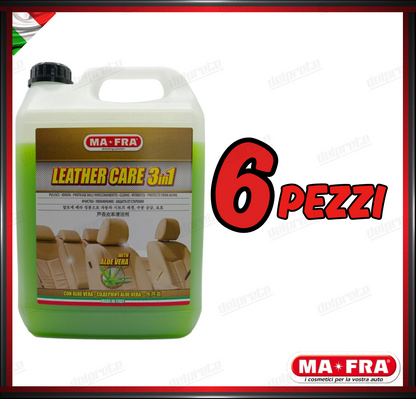 MAFRA - TRATTAMENTO PELLE 3 IN 1 PULISCE IDRATA PROTEGGE SEDILI INTERNI 4500 ML