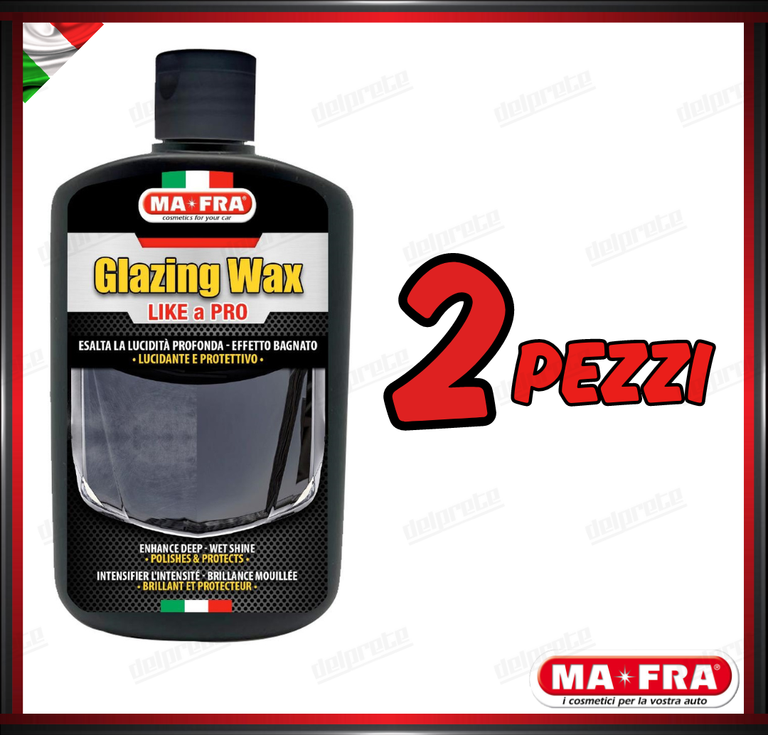 MAFRA - POLISH GLAZING WAX DUAL LUCIDATURA PROFONDA EFFETTO BAGNATO 250 GR