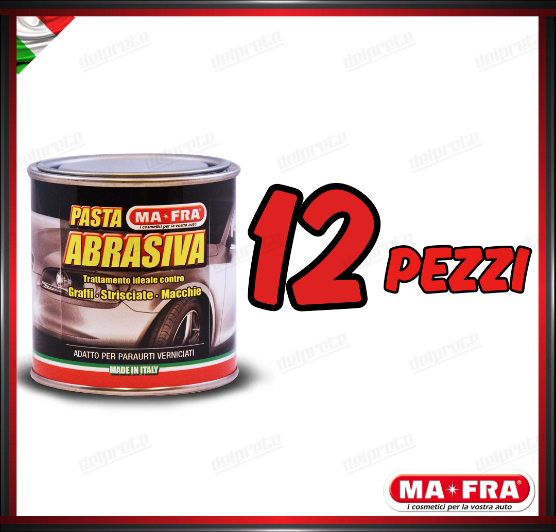 MAFRA - PASTA ABRASIVA DELUXE RIMOZIONE GRAFFI MACCHIE E STRISCIATE 200 ML