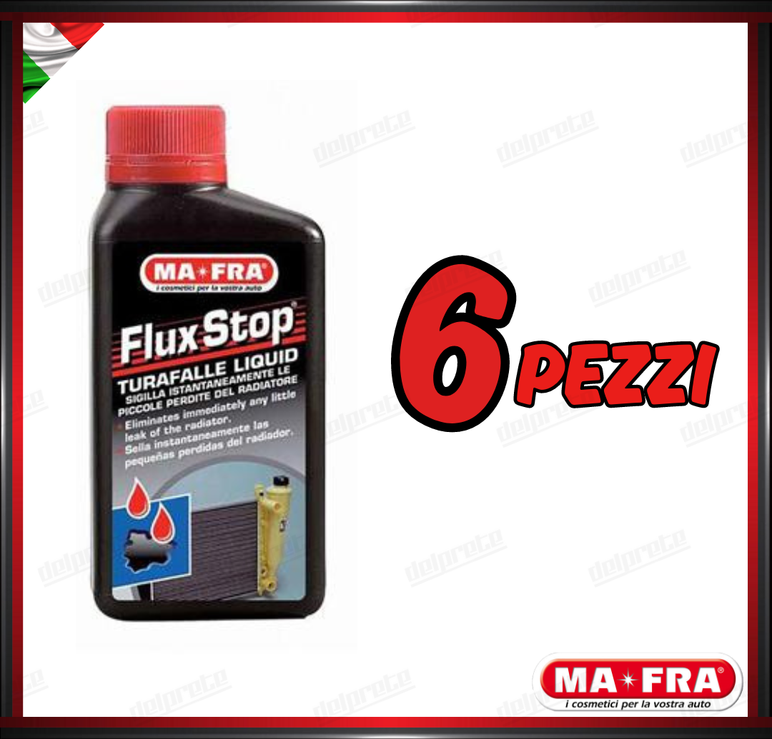 MAFRA - FLUX STOP LIQUIDO TURAFALLE PER RADIATORI 250ML ELIMINA PERDITE RADIATORE